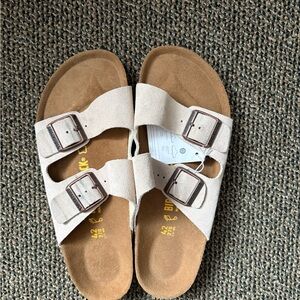 Stylish Women's Sandals - Cream and Brown